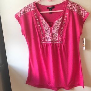 NWT. Style&Co pink top